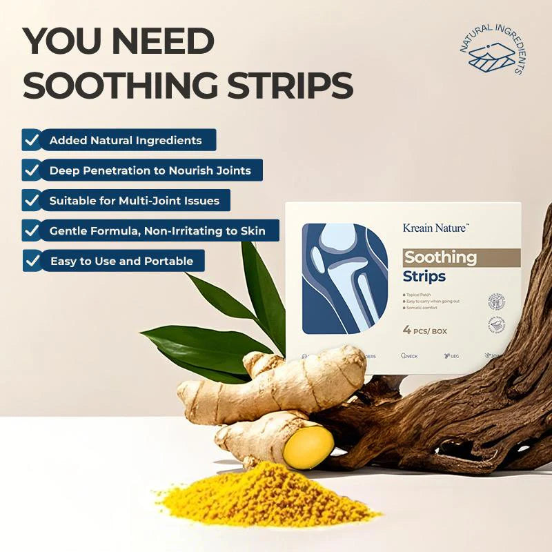 Final Day 79% OFF 🔥 Kerain Soothing Strips Joint Patch 🧊 Refuse pain and inflammation