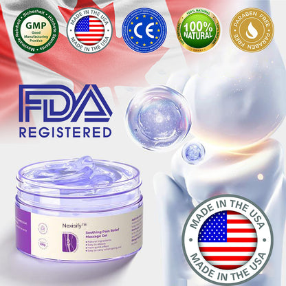 ✅Official Store: Nexisify™ Turmeric & Emu Oil Arthritis Soothing Pain Relief Massage Gel