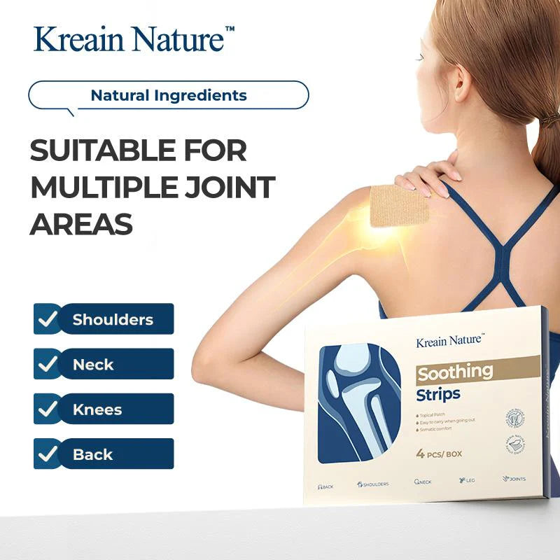 Final Day 79% OFF 🔥 Kerain Soothing Strips Joint Patch 🧊 Refuse pain and inflammation