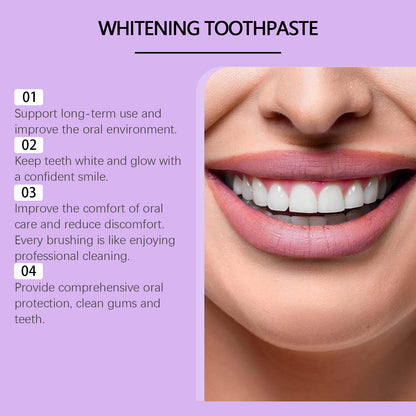 Nexisify™ 7 Pro Purple Whitening Toothpaste - Deep whitening, strong cleaning, confident smile, shining every day