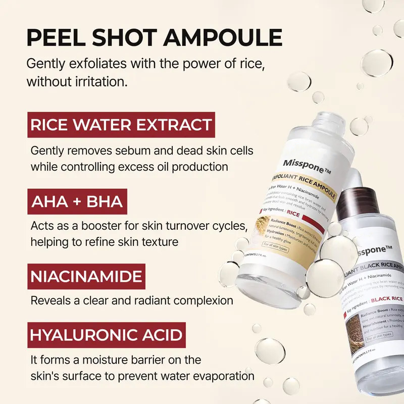 Misspone™ Rice Renewal Ampoule Serum