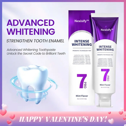 Nexisify™ 7 Pro Purple Whitening Toothpaste - Deep whitening, strong cleaning, confident smile, shining every day